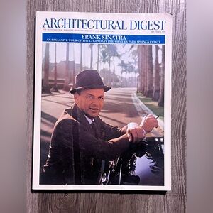 Frank Sinatra Architectural Digest Magazine coffee table magazine December 1998